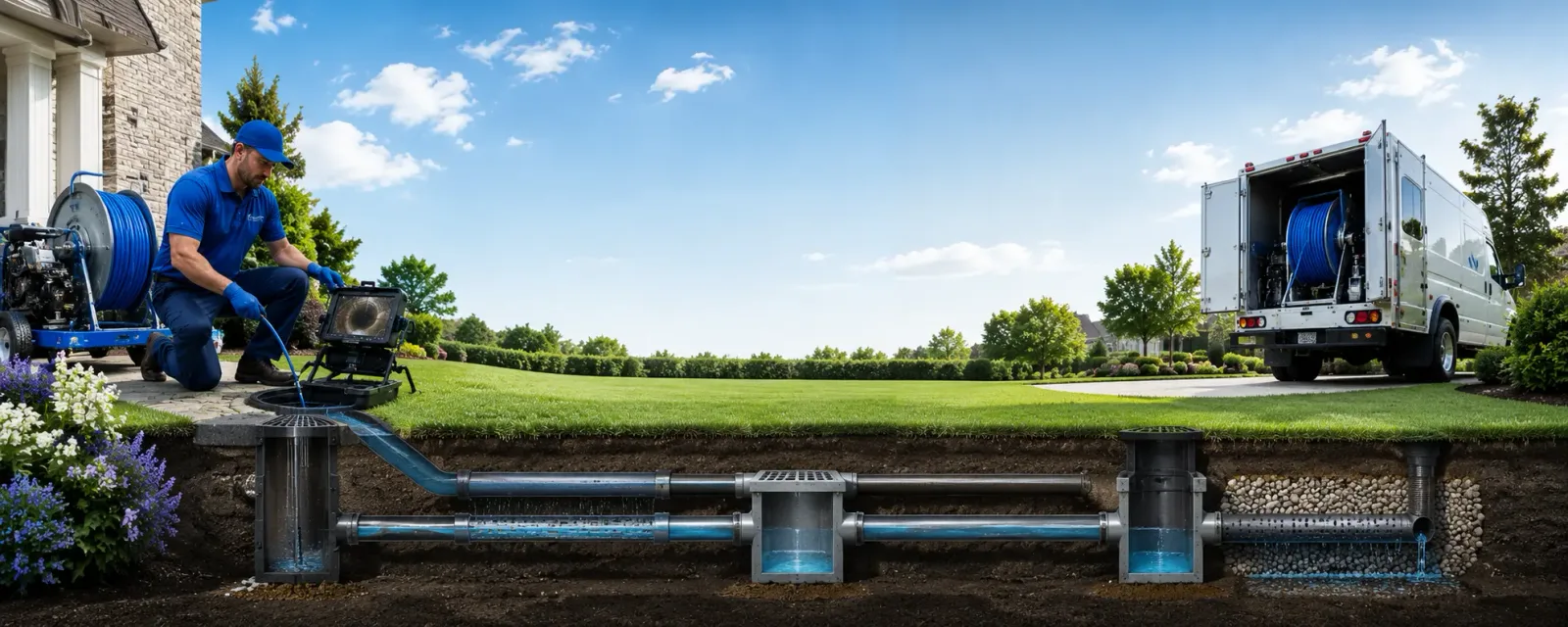 Outdoor drain cleaning information for Browning, MT